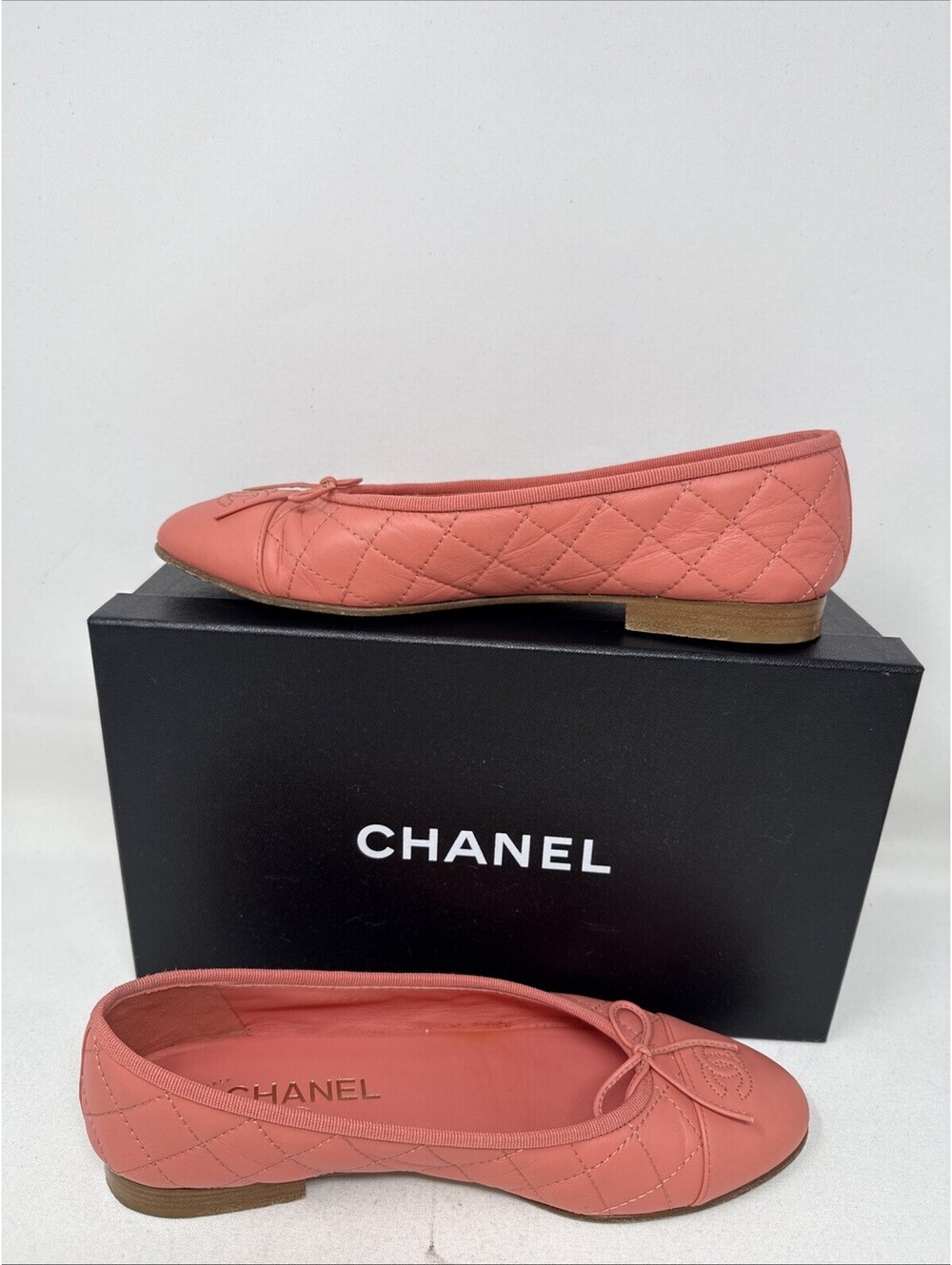 Chanel  Coral Ballet Flats 39
